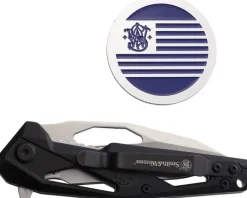 1208867 - Smith & Wesson Couteau pliant et Challenge Coin
