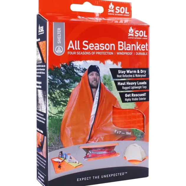SOLCOUV5 - Adventure medical SOL Couverture de survie toutes saisons