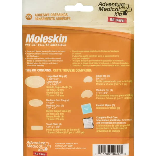 SPC34580 - Adventure medical kits Pansements pour ampoules Moleskin