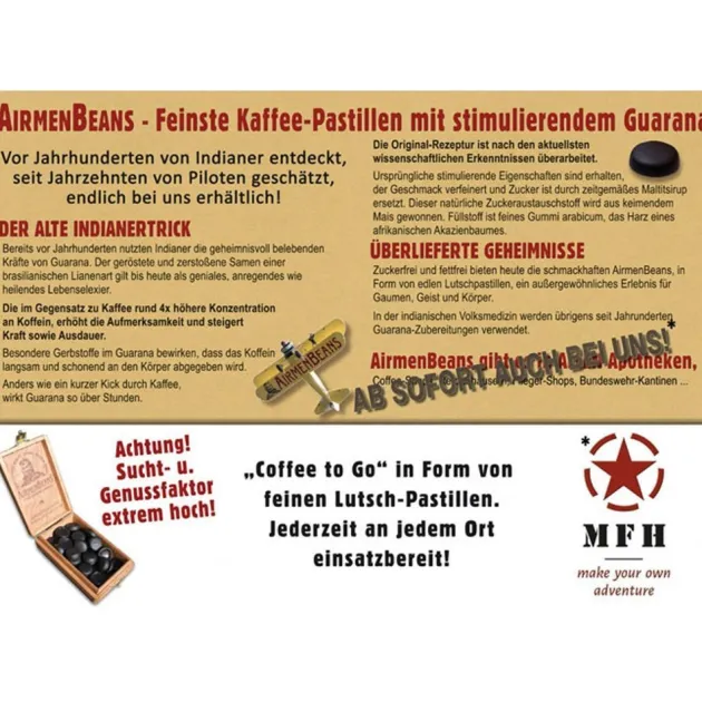 SPC32503 - AIRMEN BEANS Pastilles Café-Guarana Cafféinées