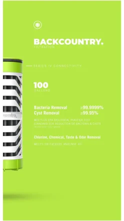 SPC38026 - Aquamira Filtre remplacement pour Séries IV Backcountry