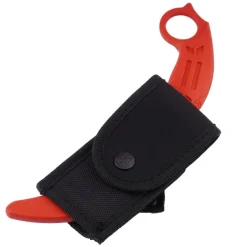 SPC28801 - K25 Karambit Trainer Rouge avec Etui ~ 50% Rigidité