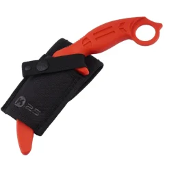 SPC28801 - K25 Karambit Trainer Rouge avec Etui ~ 50% Rigidité