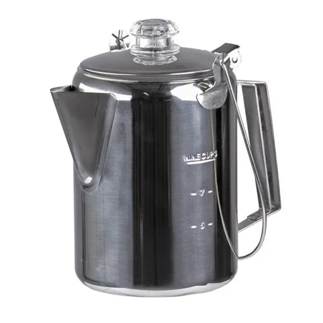 SPC28986 - Mil-Tec Cafetière inox avec percolateur 1,2 l
