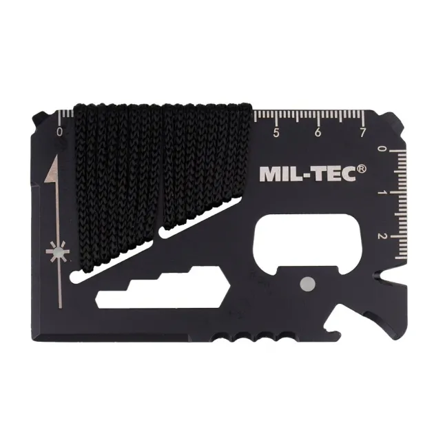 SPC29414 - Mil-Tec Carte de survie avec paracorde