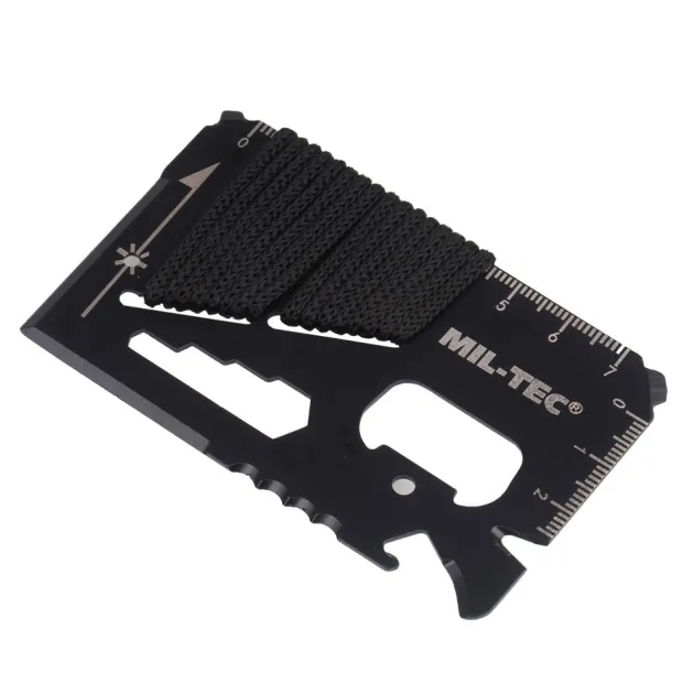 SPC29414 - Mil-Tec Carte de survie avec paracorde