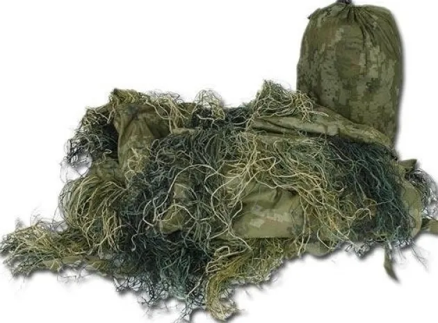 SPC11885 - MIL-TEC - Ghillie Cover 'Anti Fire' - 140 x 100 cm - Woodland