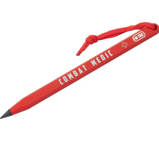SPC41229 - M-TAC Ecopybook Tactical Topographic Pencil Crayon Tactique Combat Medic RED