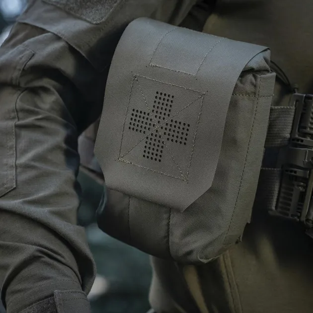 SPC38143 - M-TAC IFAK Medical Carrier Large Elite - Ranger Green Trauma Kit