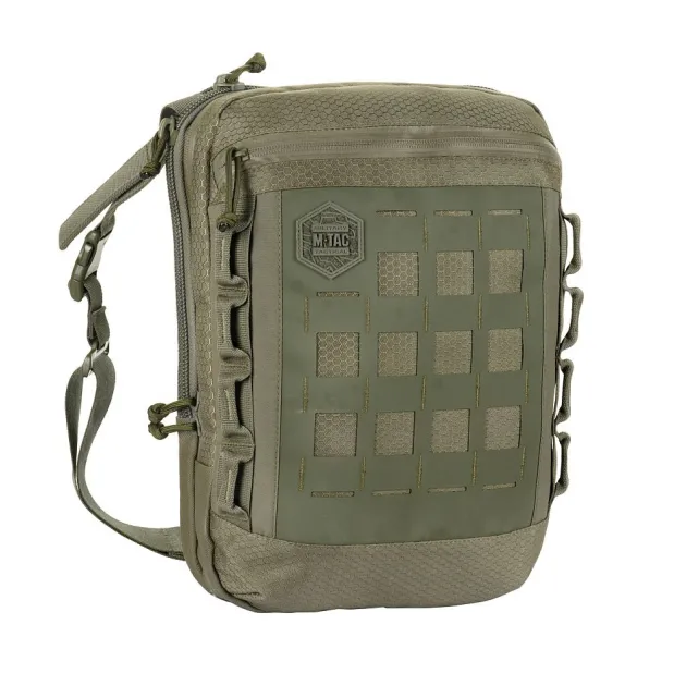SPC41181 - M-TAC Laser Cut Hex Shoulder Bag - Cordura - Ranger Green