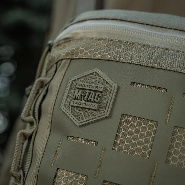 SPC41181 - M-TAC Laser Cut Hex Shoulder Bag - Cordura - Ranger Green