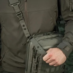 SPC41181 - M-TAC Laser Cut Hex Shoulder Bag - Cordura - Ranger Green