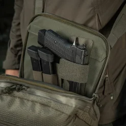 SPC41181 - M-TAC Laser Cut Hex Shoulder Bag - Cordura - Ranger Green