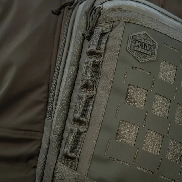 SPC41181 - M-TAC Laser Cut Hex Shoulder Bag - Cordura - Ranger Green