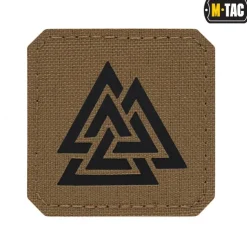 SPC33869 - M-TAC Laser Cut Valknut Patch COYOTE