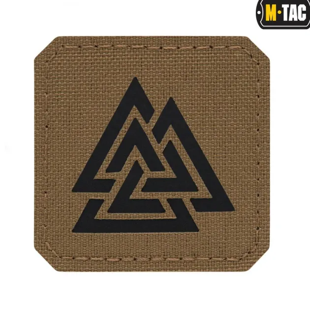 SPC33869 - M-TAC Laser Cut Valknut Patch COYOTE