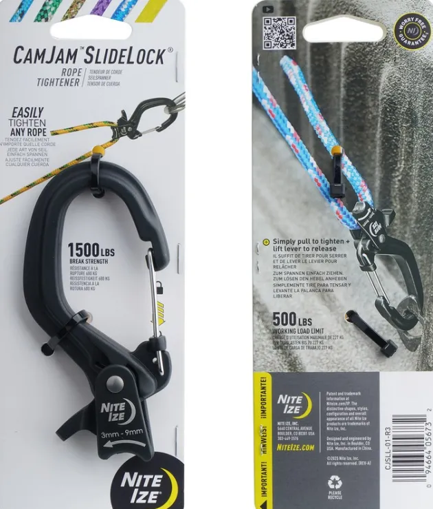 SPC45121 - NITE IZE CamJam SlideLock Mousqueton 1500lbs