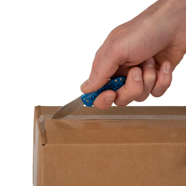 SPC19372 - Nite Ize couteau porte clef bleu