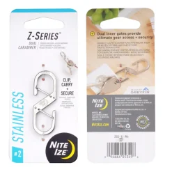 SPC39807 - Nite Ize Double crochets Z-Series acier N° 2