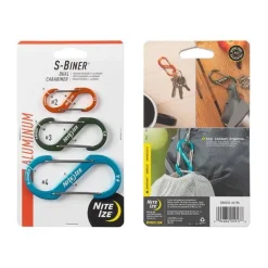 SPC19172 - Nite Ize S-Biner aluminium assortiment 3 pièces