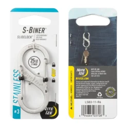 SPC19148 - Nite Ize S-Biner Slidelock N° 3 acier