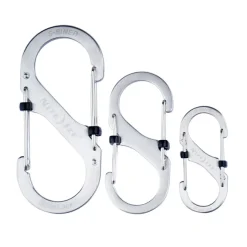 SPC15640 - Nite Ize S-Biner Slidelock Set N° 2, N° 3, N° 4 Acier