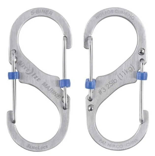 SPC19170 - Nite Ize S-Biner Slidelock N°3 Acier Marine