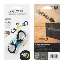 SPC19140 - Nite Ize Slidelock Double magnétique bleu