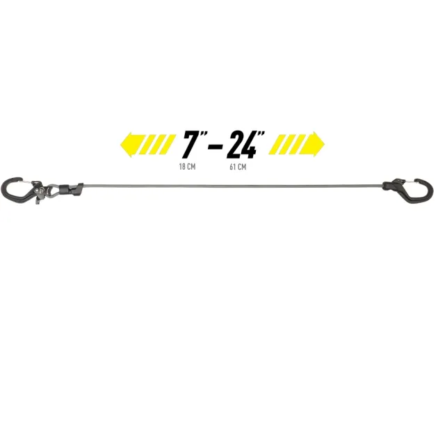 SPC45120 - NITE IZE Tendeur with CamJam SlideLock - Aluminum - Black