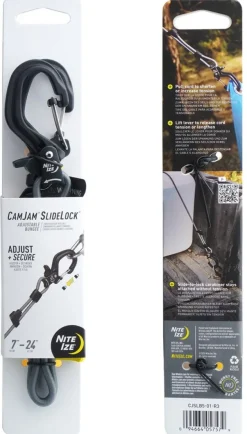SPC45120 - NITE IZE Tendeur with CamJam SlideLock - Aluminum - Black