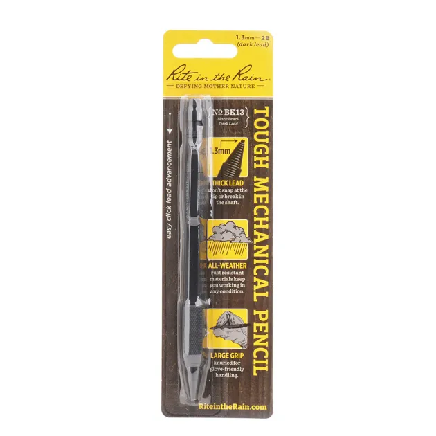 SPC36113 - RITE IN THE RAIN BK13 Mechanical Clicker Pencil NOIR