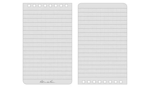 SPC17552 - RITE IN THE RAIN Carnet Tout Temps 7,5x12,7cm OR35 ORANGE