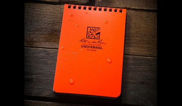 SPC17551 - RITE IN THE RAIN Carnet Tout Temps 10x15cm OR46 Orange
