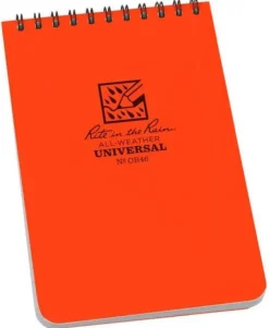SPC17551 - RITE IN THE RAIN Carnet Tout Temps 10x15cm OR46 Orange