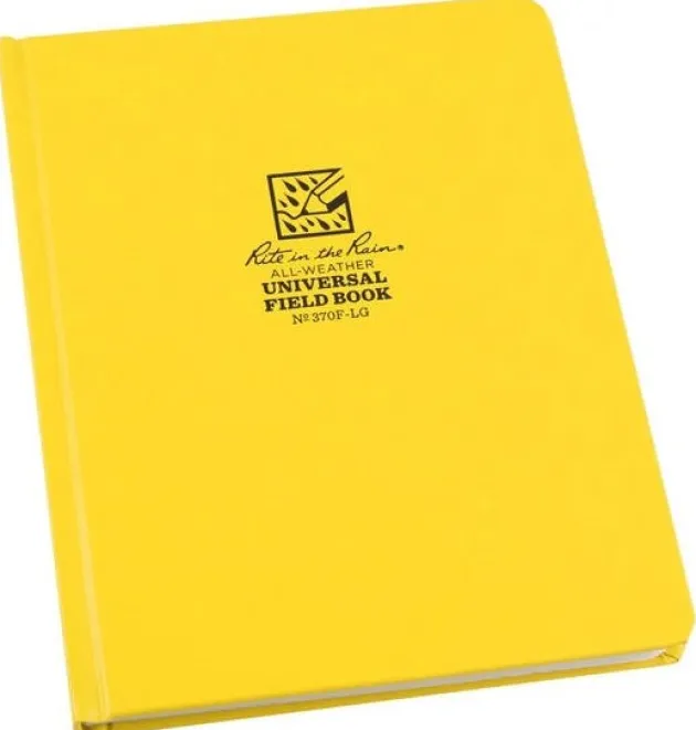 SPC42678 - RITE IN THE RAIN 370F-LG Waterproof Book - 223 x 175 mm - 80 Feuilles JAUNE