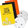 SPC29523 - RITE IN THE RAIN OTG-INDL On-The-Go Notebooks 8.5x5cm 6pcs - Black Yellow Orange
