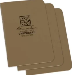 SPC19626 - RITE IN THE RAIN 971TFX-M TAN Carnet Tout Temps 8,3x11,7cm 3 pcs TAN
