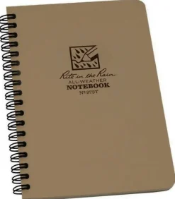 SPC12427 - RITE IN THE RAIN 973T 11,7x17,8cm Carnet Tout Temps 64 pages TAN