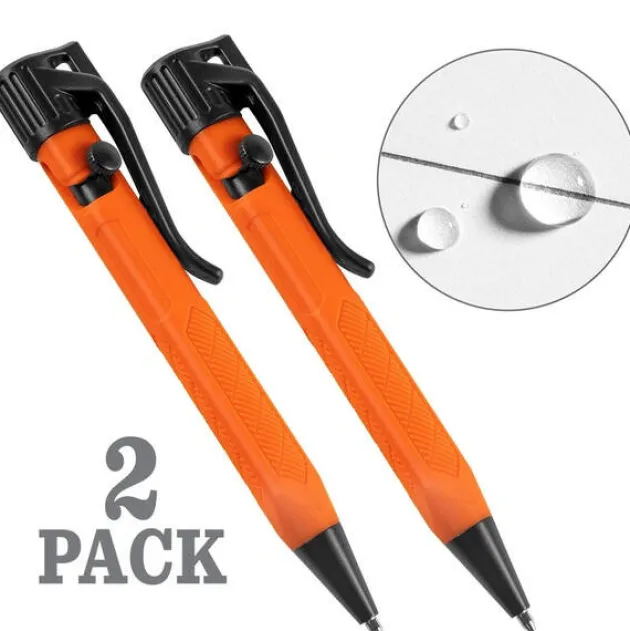 SPC43998 - RITE IN THE RAIN Waterproof Pen Mini Bolt Action - 2 pieces - Orange - OR20-2