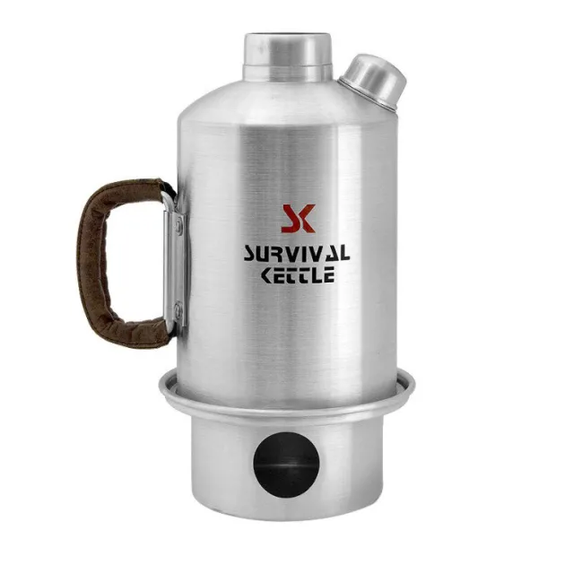 SPC25254 - Survival Kettle 1,2 L aluminium brossé