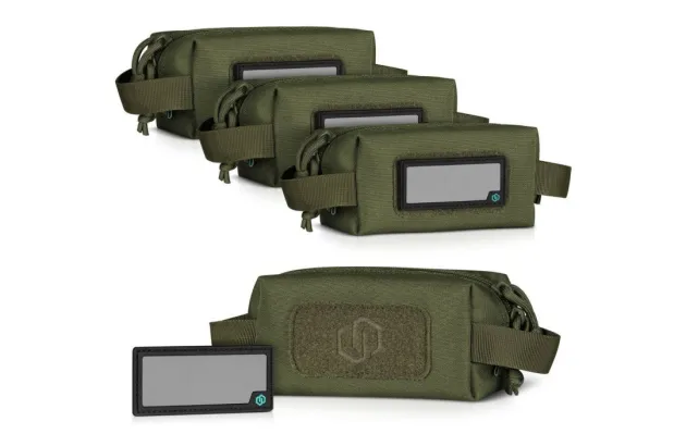 SP-MINIAMST-4P-OG - Savior Mini Sac Munitions (4 pièces) OD Green