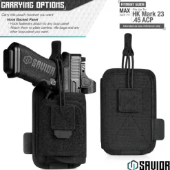 SP-TNS-PHOL-BK - Savior Etui Universel Pistolet Noir