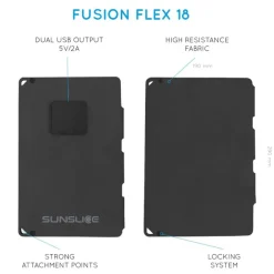 SSFUSION18 - Sunslice Fusion 18 Panneau solaire flexible 18 W