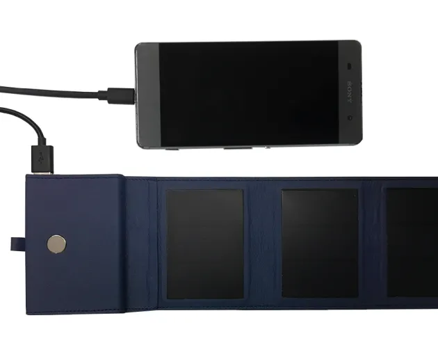 SSPHOTONB - SUNSLICE Batterie solaire pliante noire