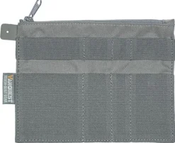012STADP57WG - VANQUEST STICKY ADMIN POUCH 5X7 WOLF GREY