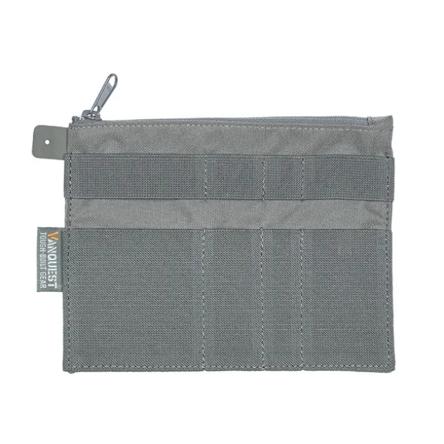 012STADP57WG - VANQUEST STICKY ADMIN POUCH 5X7 WOLF GREY