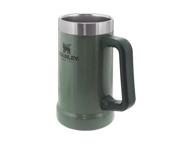 ST02874033 - STANLEY ADVENTURE BIG GRIP BEER STEIN 700ml Hammertone Green