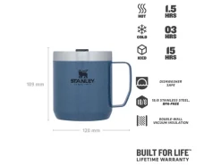 ST09366290 - STANLEY CLASSIC LEGENDARY CAMP MUG 12oz /350ml Hammertone Clay