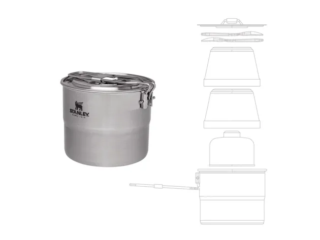 ST09997003 - STANLEY Cook Set For Two 1L 6pcs