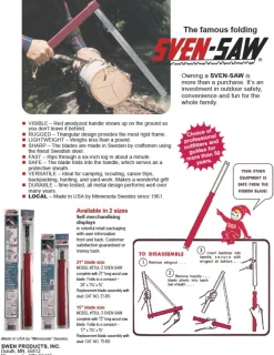 SVEN02 - Sven Saw Scie pliante 38 cm